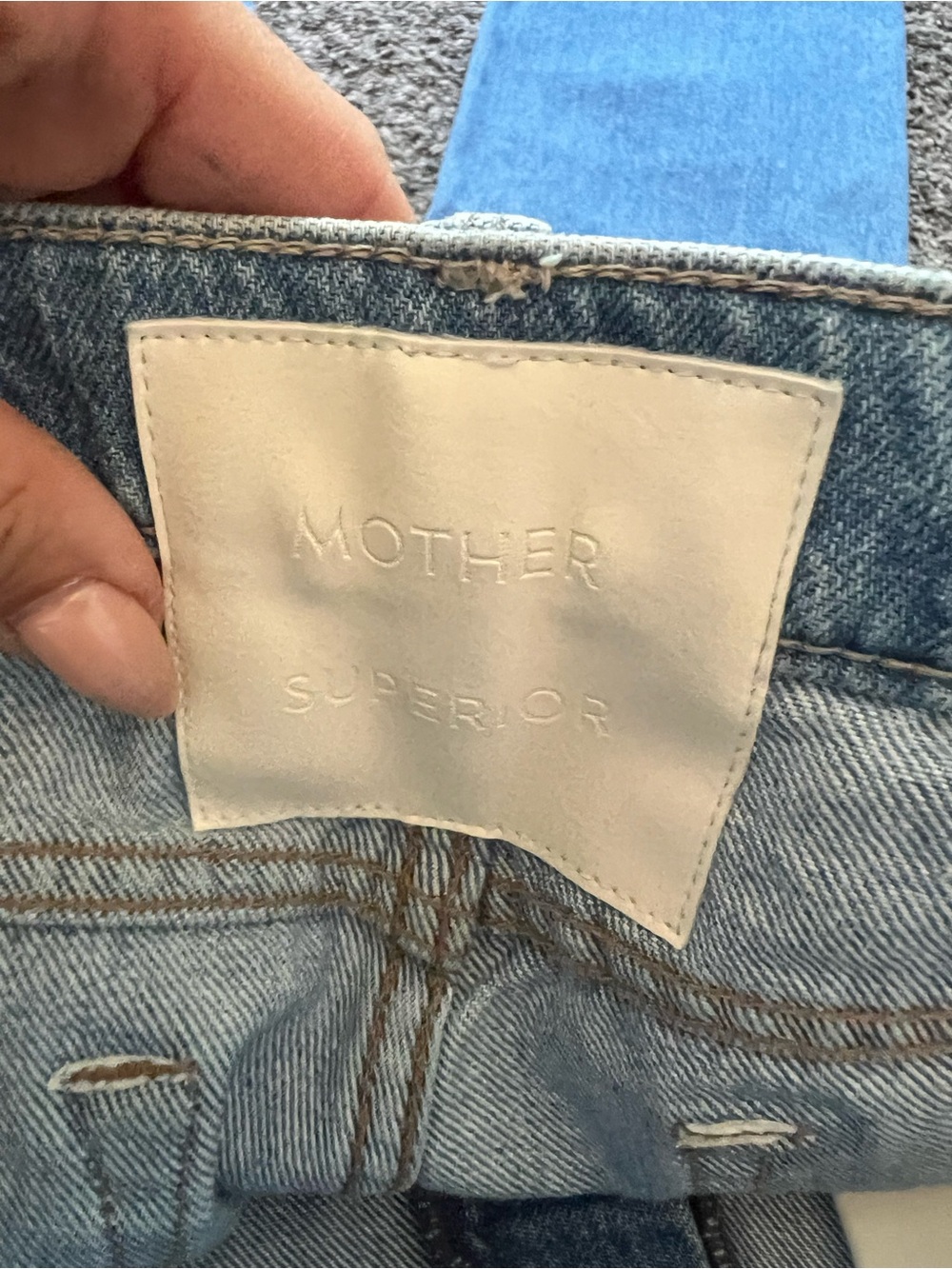 Mother Denim Lil’ Dodger Button Hover Cuff 27 - Picture 6 of 9